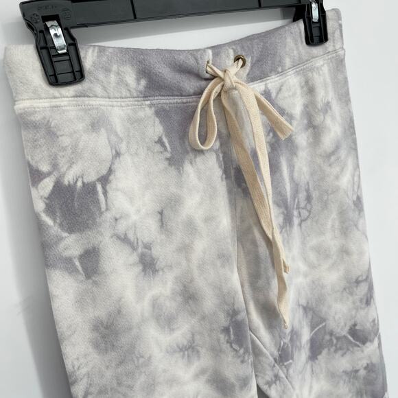Enza Costa Women's Tie-Dye French Terry Jogger Sweatpants NEW Size XS Gray - Picture 2 of 9